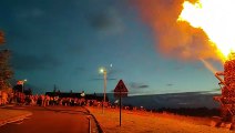 Eleventh Night Bonfire in Dromore, Co Down