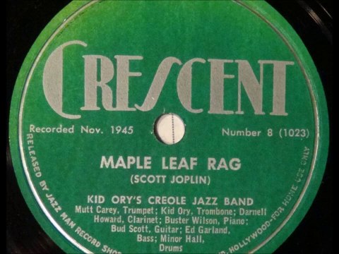Kid Ory's Creole Jazz Band - Maple Leaf Rag (1945)