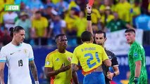 Luis Suárez casi repite su gran momento de Brasil 2014. ¿Quiso morder a su rival?