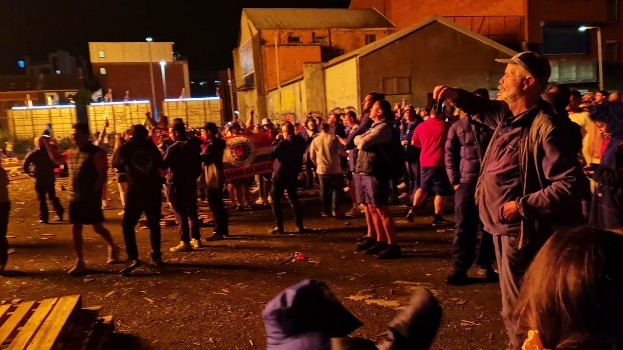 Sandy Row bonfire 2024 Belfast News Letter