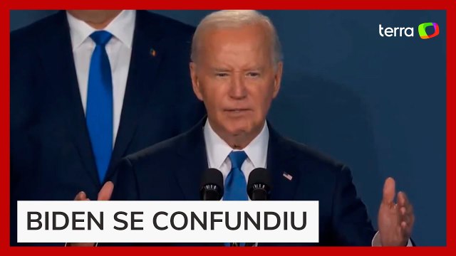 Biden se confunde e chama presidente da Ucrânia de Putin em encontro da Otan