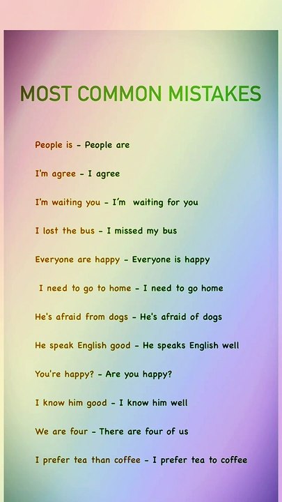Common English Sentences