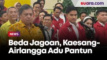Beda 'Jago' di Pilgub Banten, Kaesang Berbalas Pantun dengan Airlangga