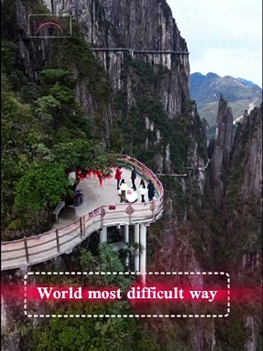 world most difficult ways and picnic point in china see to shock  |world amazing and beautiful place