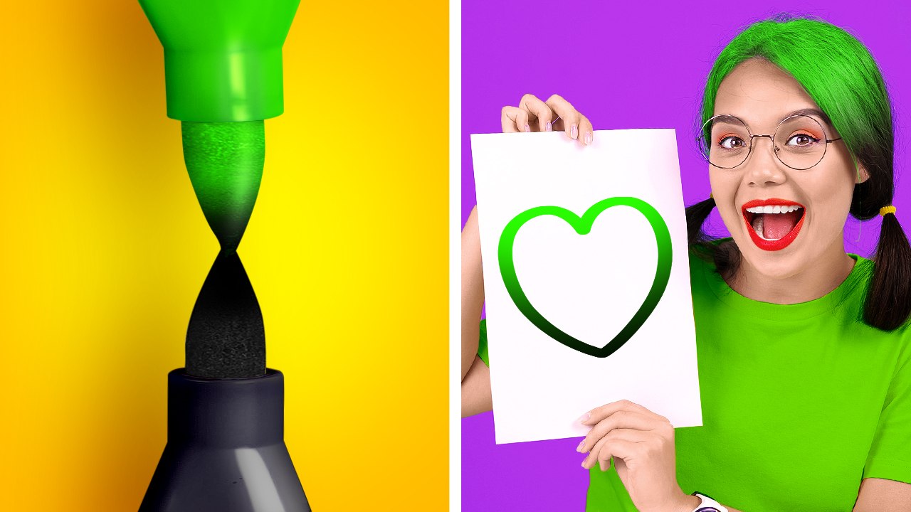 SOYEZ CRÉATIFS ️ Des bricolages amusants à l'école et des astuces de dessin géniales !