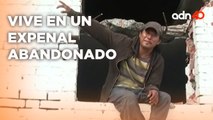 Conoce a Daniel, el sujeto que vive en un expenal abandonado en Monterrey, Nuevo León