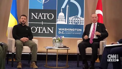 Cumhurbaşkanı Erdoğan'dan NATO Zirvesi'nde art arda temaslar