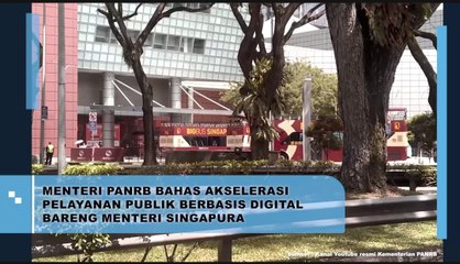 Menteri PANRB Bahas Akselerasi Pelayanan Publik Berbasis Digital Bareng Menteri Singapura