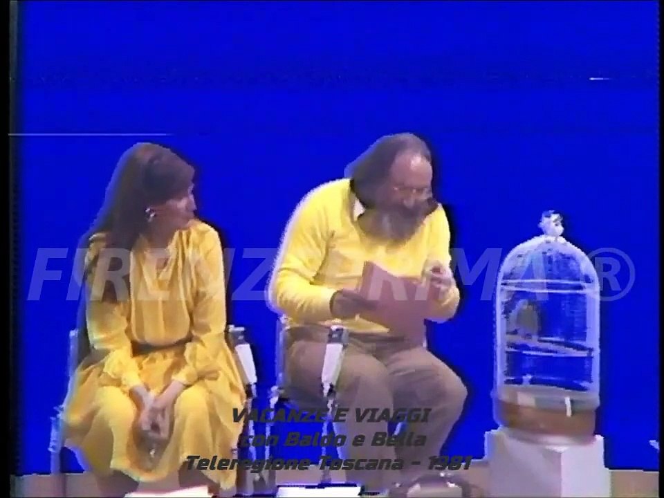 VACANZE E VIAGGI con Baldo e Bella - Teleregione Toscana  - 1981