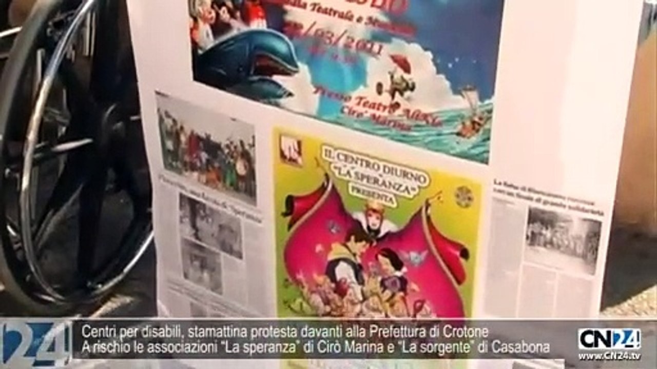 Centri per disabili, stamattina protesta in Pre...