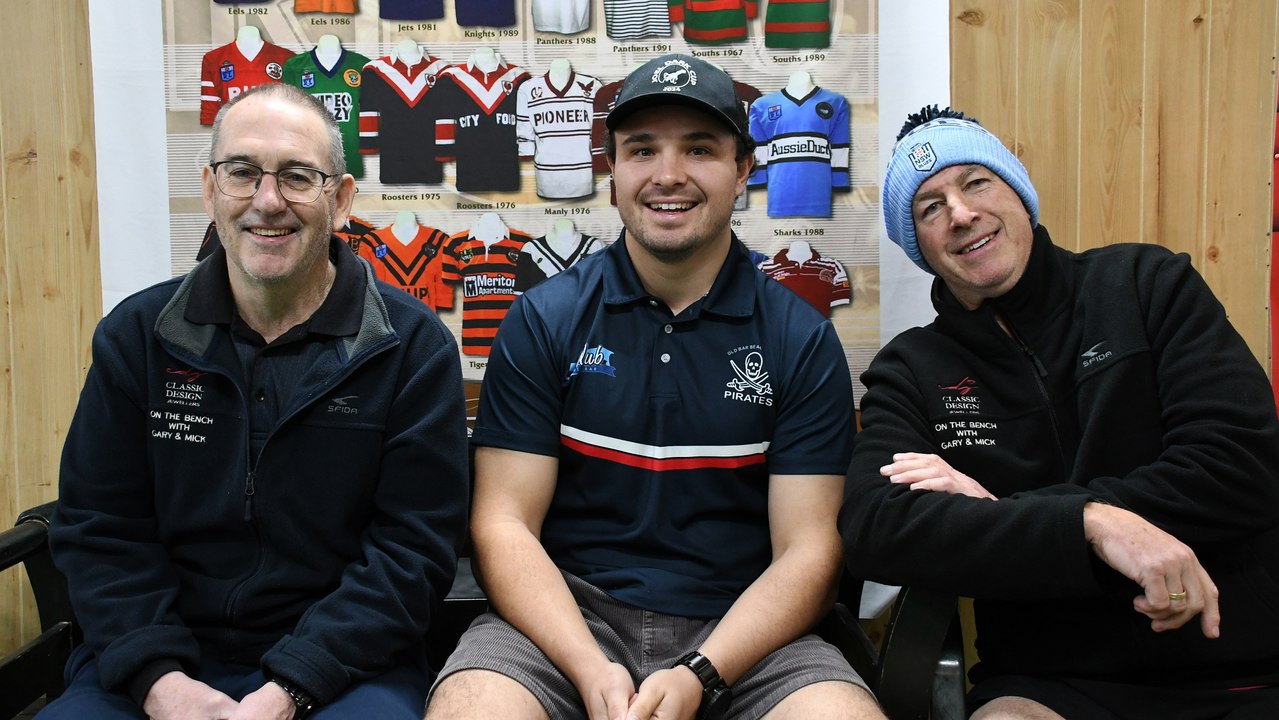 On the bench with Mick and Gary 12.07.24