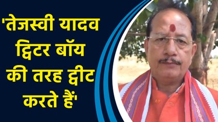 Vijay Kumar Sinha ने कहा,'Tejashwi Yadav ट्वीट करने के अलावा और कुछ कर भी नहीं सकते हैं'