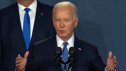 Joe Biden annonce par erreur le "président Poutine" en accueillant Zelensky.