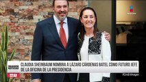 Claudia Sheinbaum nombró a Lázaro Cárdenas Batel como jefe de oficina