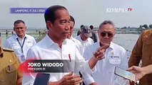 Momen Jokowi Turun dari Mobil saat Lewati Jalanan Rusak di Lampung