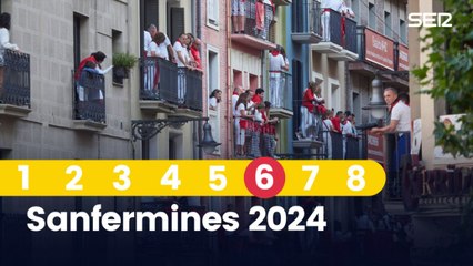 Sexto encierro de San Fermín 2024