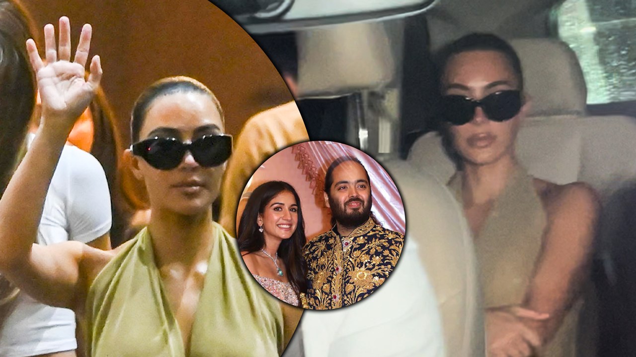 Kim Kardashian Reaches Mumbai (INDIA) For Anant Ambani & Radhika Merchant's Wedding Festivities!