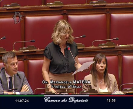 Tragedia ferroviaria sulla linea Andria-Corato, intervento in Parlamento dell’on. Mariangela Matera alla Camera in ricordo delle vittime
