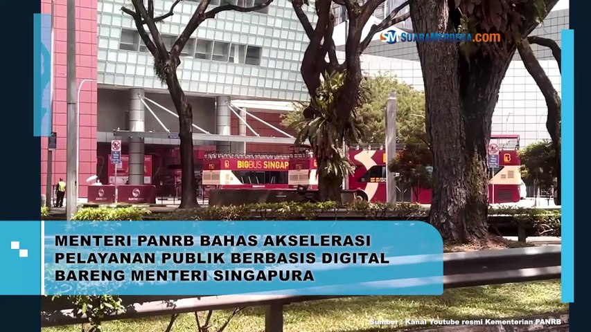 Menteri PANRB Bahas Akselerasi Pelayanan Publik Berbasis Digital Bareng Menteri Singapura