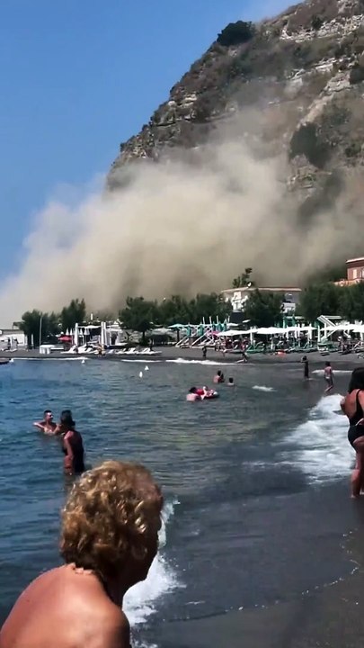 La frana a Monte di Procida