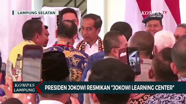 Presiden Jokowi Resmikan Jokowi Learning Center