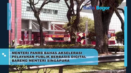 Menteri PANRB Diskusikan Akselerasi Layanan Publik Digital dengan Menteri Singapura