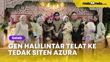 Gen Halilintar Telat Datang di Acara Tedak Siten Azura, Ekspresi Aurel Hermansyah Jadi Sorotan