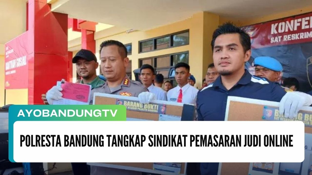 Polresta Bandung Tangkap Sindikat Pemasaran Judi Online