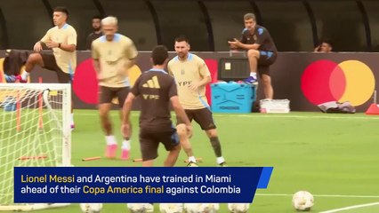Argentina and Colombia ramp up Copa America final preparations