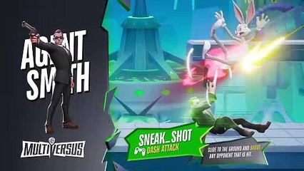 MultiVersus - Agent Smith Fighter Move Sets Trailer