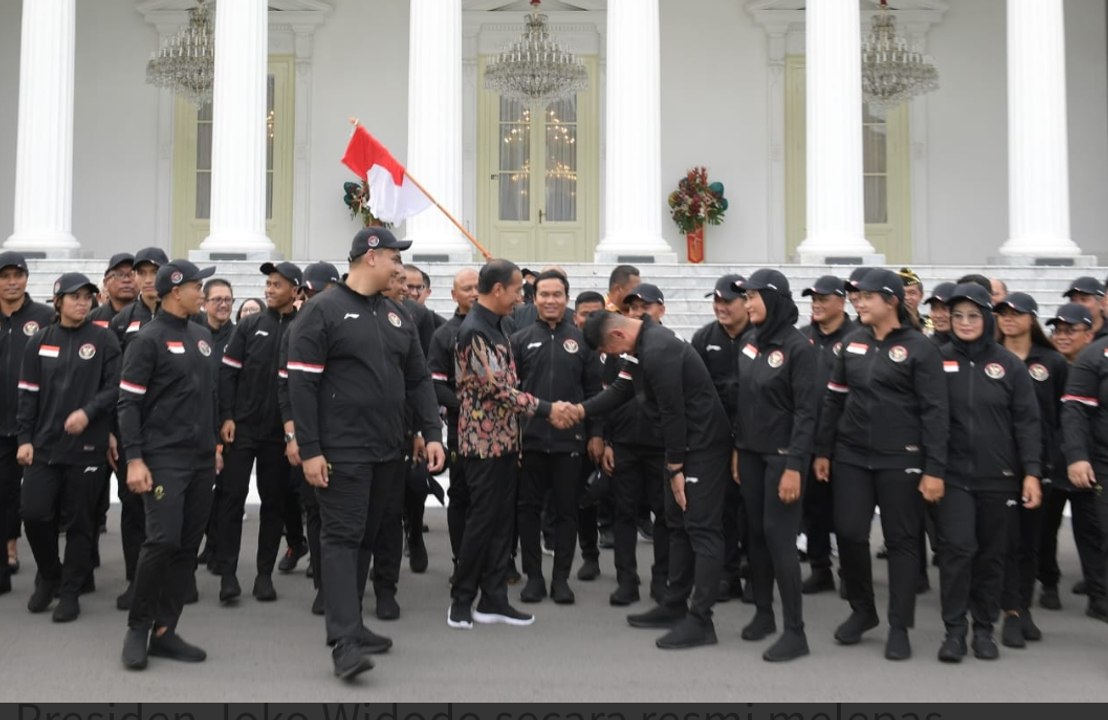 Lepas Kontingen Ke Olimpiade 2024 Paris, Presiden Jokowi: Harumkan Nama Indonesia di Mata Dunia