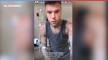 Fedez, chiarimento sul suo stato di salute