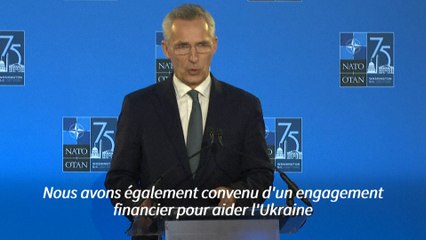 L'Otan s'engage sur une aide d e 40 milliards d'euros à l'Ukraine "pour l'année à venir"