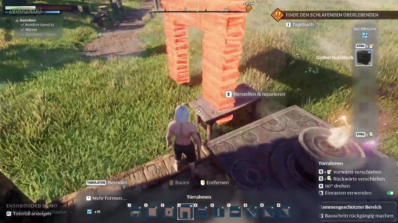 Den Nachbarhügel angucken. | Enshrouded | Ep. 2