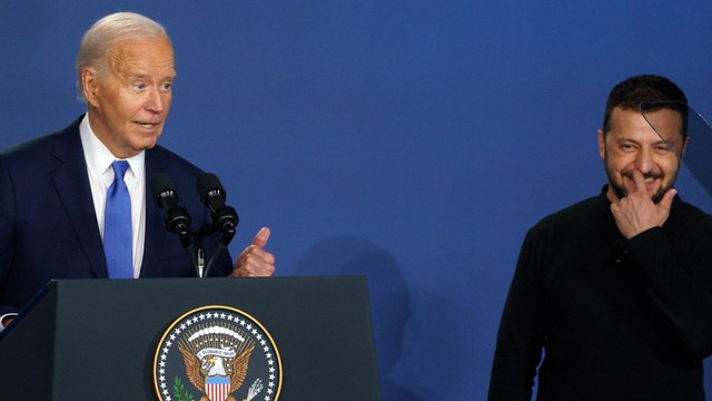 Los lapsus de Biden en la OTAN: confunde a Zelenski con Putin y a Kamala Harris con Trump