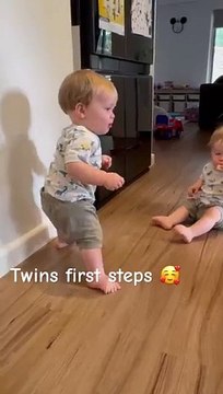 Twin Brothers first step