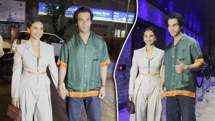 Download Video: Adorable Rajkummar Rao & Patralekhaa In Bandra | Cozy Evening Out Together