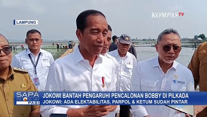 Jokowi Bantah Tudingan Dirinya Pengaruhi Pencalonan Bobby Nasution di Pilkada Sumut 2024