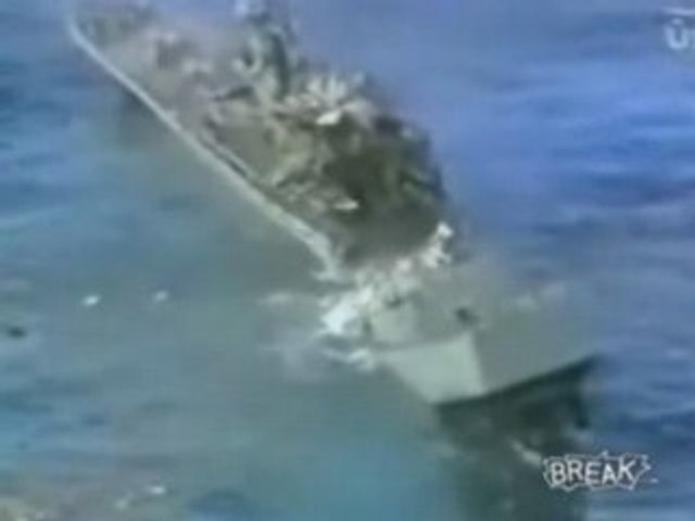 Torpedo Hits Battleship