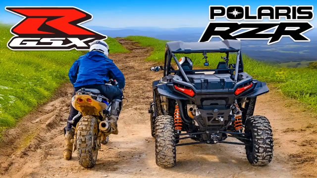 Off-road Super Bike v Polaris RZR: DRAG RACE