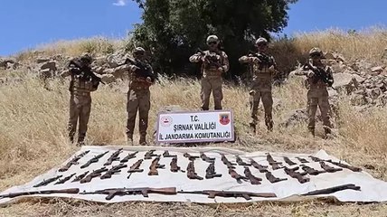 Bakan Yerlikaya: Şırnak’ta 36 adet tüfek ele geçirildi