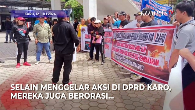 Aliansi Jurnalis Karo Gelar Aksi Damai Desak DPRD dan Polisi Usut Kasus Sempurna Pasaribu