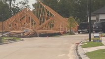 Neighborhood in Spring, Texas in shambles after Hurricane Beryl