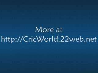 ICL WS08: Match 5 Part 2 - Pak XI v Ind XI - Highlights