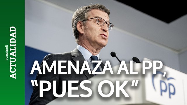 Feijóo: Vox exigió al PP que fuese irresponsable, insolidario y que incumpliese los acuerdos alcanzados