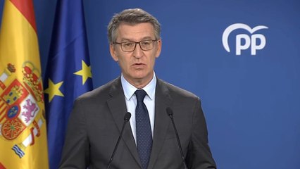 Feijóo por la "amenaza pública" de Vox: "Se han pasado de frenada y han descarrilado"
