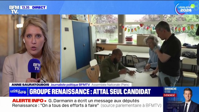 Gérald Darmanin juge que l'élection de Gabriel Attal à la tête du groupe Renaissance ne règle pas la ligne politique du parti