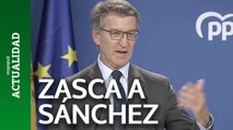 'Zasca' de Feijóo a Sánchez por sus relaciones con Junts y ERC
