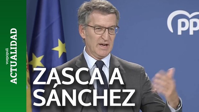 'Zasca' de Feijóo a Sánchez por sus relaciones con Junts y ERC