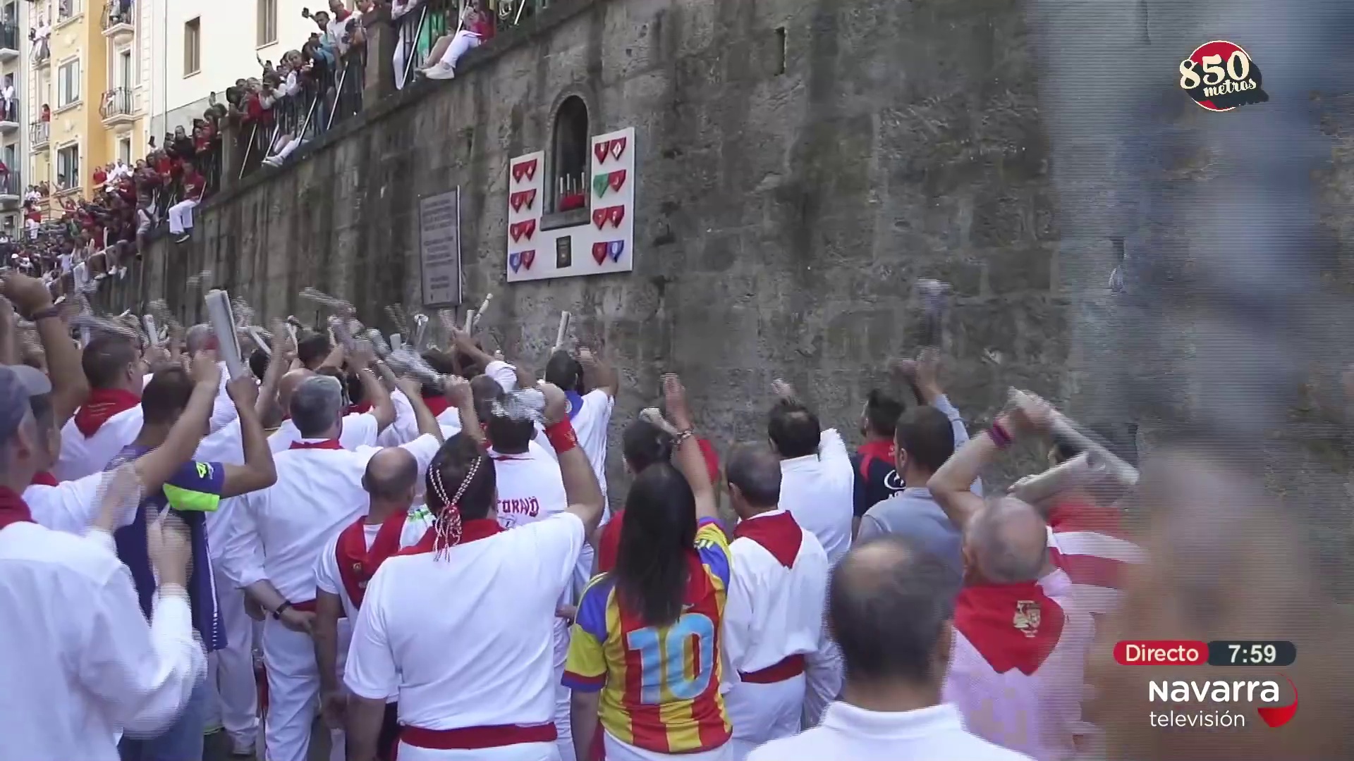 Sexto encierro de San Fermín con los Jandilla